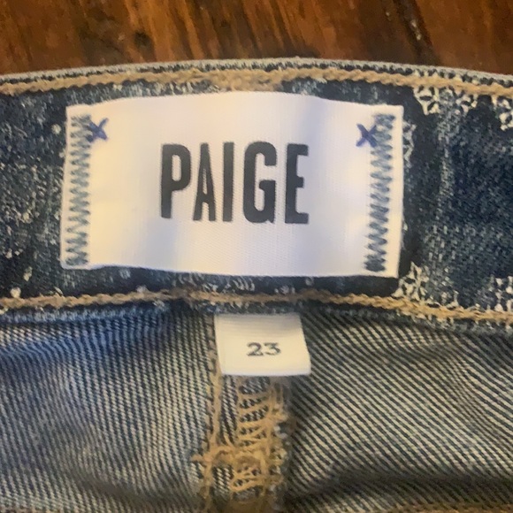 Paige Verdugo Ankle Jeans in Ryder Print - Size 23 - Picture 5 of 6
